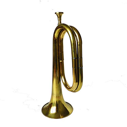 Military Emergency Bugle Cavalry Trumpet Brass Blowing Old Style Copper #TOP5