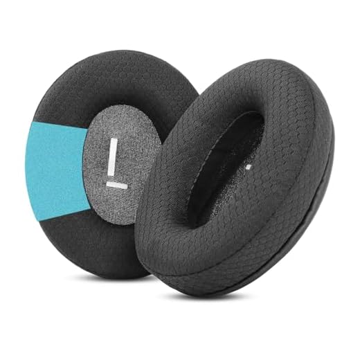 TaiZiChangQin Upgrade Ear Pads Cushion Replacement Compatible with Mpow 059 / H1 / H5 Bluetooth Headphone (Fabric Earpads)