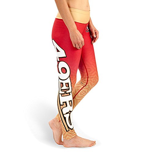 FOCO San Francisco 49ers Gradient Print Legging - Womens Small