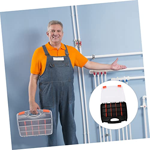 Angoily Caixa Oficina Caixa De Armazenamento Caixa De Ferramentas Organizador Ferramentas Eletrônica