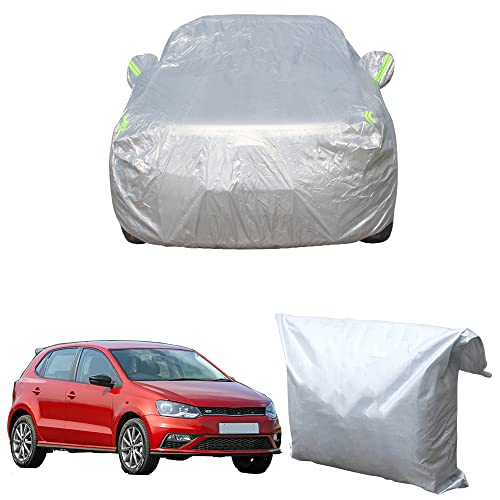 TTLDA Bâche Voiture, pour VW Volkswagen Polo Housse Véhicule Exterieu Doublure Coton Respirant Etanche Anti Grele Anti Pluie,Wagon 1994-2022 Cover