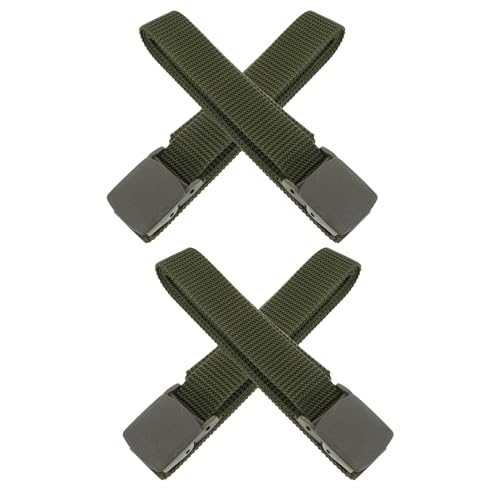 Didiseaon Men's Adventure Belt 4pcs Nylon Canvas Hiking Belt Quick-release Buckle for Outdoor Sports