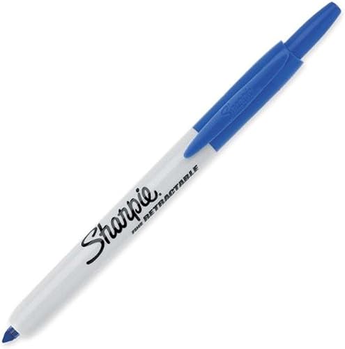 SHARPIE Marcador permanente retráctil azul (36703)