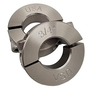 Coastal Shaft Collars Klemmringe, zweiteilig, 2 Stück