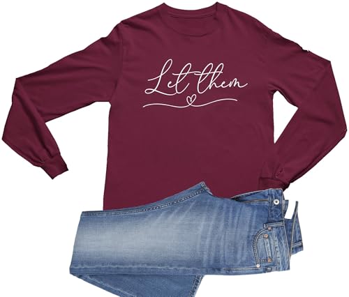 Go All Out Let Them with Heart Mens Long Sleeve T-Shirt