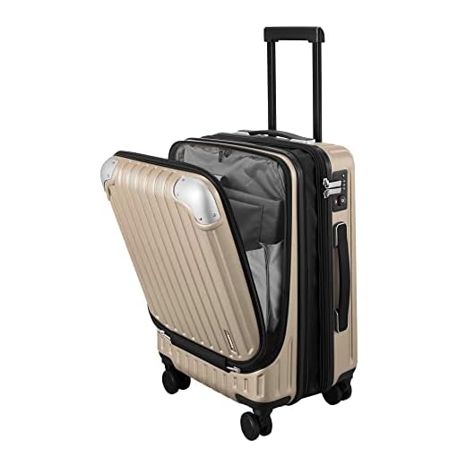 Best luggage showroom chennai LEVEL8 Grace 20" Expandable Carry-On Luggage