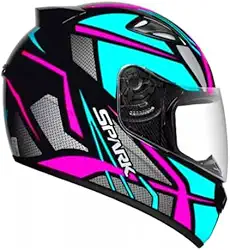 Capacete Masculino Feminino Ebf Spark Spider Rosa Tifany Brilhante