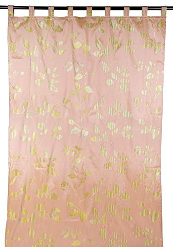 Zenoni & Colombi Drap de rideau Anastasia double face en taffetas (rose, 150 x 290 cm) Cover