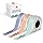Phomemo D30 Label Maker Continuous Label Tape, Black on Mint Green, Light Orange, Lavender Purple...