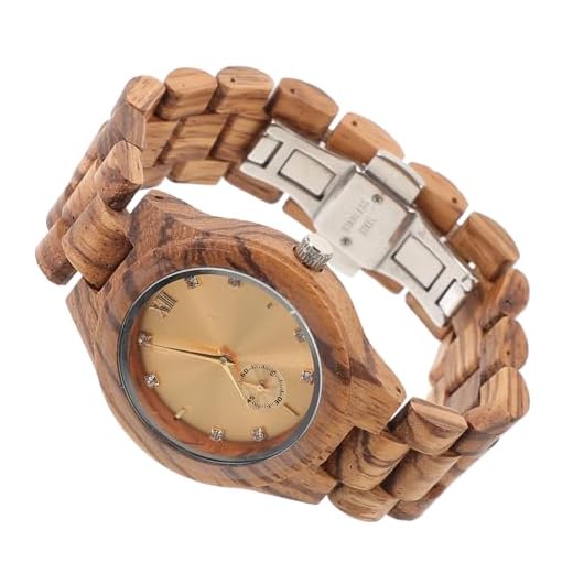 GALPADA 1 Pc Reloj De Madera para Hombre Reloj De Hombre Banda De Reloj para Hombres Correas De Reloj para Hombres Relojes De Hombre Los Hombres Miran Acero Inoxidable Maquillaje Nacarado