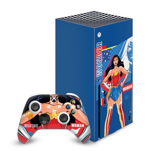 Skin Xbox Series X Wonder Woman protection autocollante vinyle pour éviter les rayures