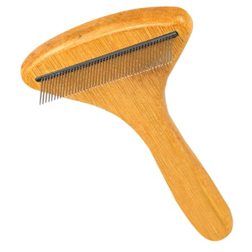 Kisangel 1pcs Pet Comb for Dogs and Cats Dematting Brush for Grooming and Massage for Hair Types Daily Use and Bath Tool for Reducing Shedding and