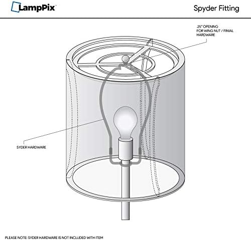 Miniatura 4 de Pantalla de lámpara de mesa de 10.00 pulgadas Pantalla de escritorio de lona impresa a medida de elefantes bohemios sandía (montaje de araña)