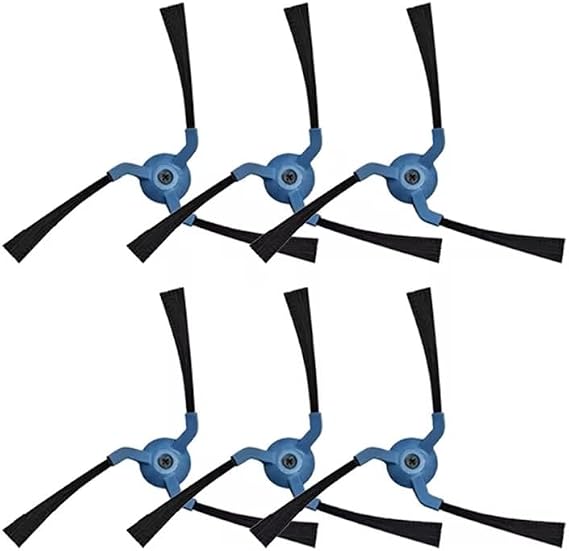 6 Pcs Side Brush Replacement for eufy X10 Pro Omni Robot Vacuum Spare Accessories Parts