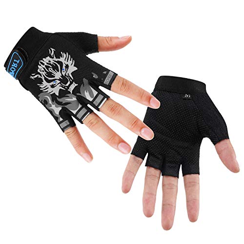 Accmor AC8280-BLACK-M Kids Fishing Gloves, Kids Sport Gloves thumb #1