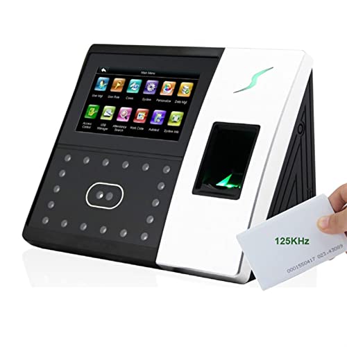 Horloge biométrique d'empreintes digitales reconnaissance faciale TCP/IP contrôle accès bureau