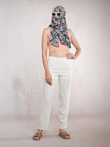 Image of Multipurpose Mask Cum Scarf for Women Cotton I Face Cover for Women I Sun Protection and Summer Wear Scarf