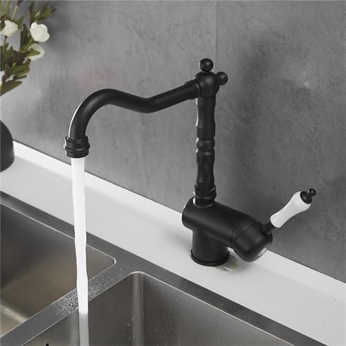 Mitigeur rotatif à 360 degrés double commande eau chaude froide laiton robuste - 2
