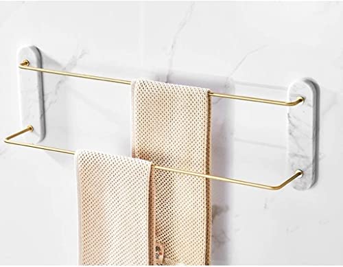 Barre serviette marbre pour une salle de bain esprit spa nordique