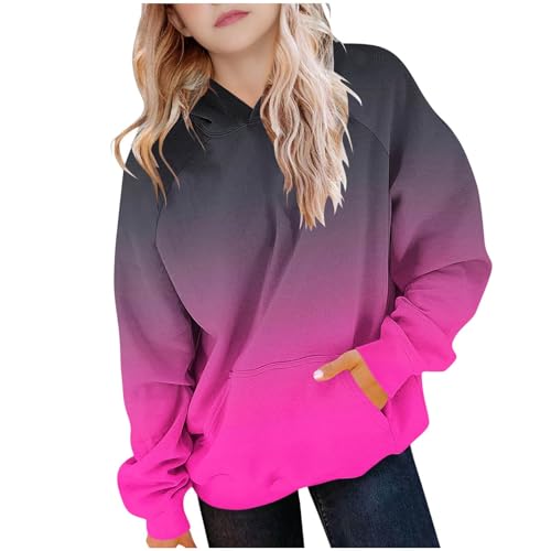 Hoodies for Unisex Boys Girls Cute Fleece Hooded Sweatshirt Casual Long Sleeve Pullovers Tops with Pockets