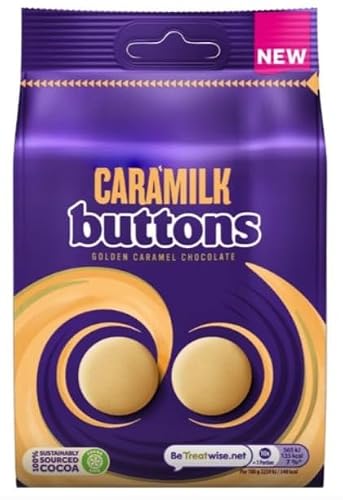Image of Golden Caramilk Chocolate Buttons Bag 10 x 85G "A balanced diet is a chocolate in each hand" Gift Hamper For Birthday,Christmas,Easter,New Year