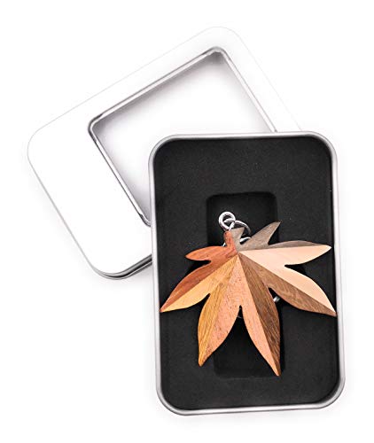 Onwomania Wisent Holz Schlüsselanhänger - Handmade Geschenk