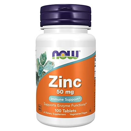 NOW Foods - Zinco 50 mg. - 100 comprimidos