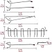 Pegboard Hook Assortment 51-Piece by Calax