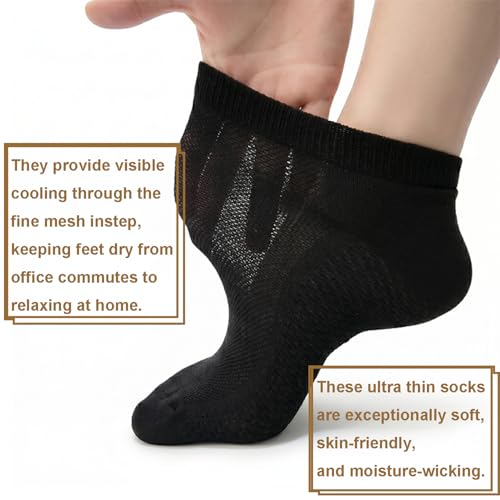 Image of Womens Ankle Socks Cotton No-Show Comfortable Low-Cut Liner Kraft Paper Gift Box