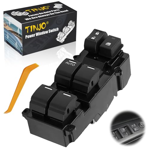 TINJO Front Left Driver Side Master Window Switch Replacement for