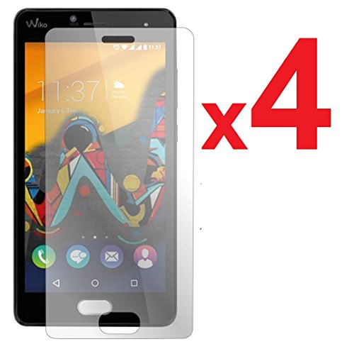 CAMPUS TELECOM 4 Films Vitre Verre Trempé de Protection ecran pour WIKO U-Feel Lite by