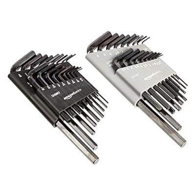 Amazon Basics Juego de llaves allen/hexagonales de 36 piezas - pulgadas/SAE y métrico | Ya disponible en tu tienda friki favorita! En mundofriki.es!