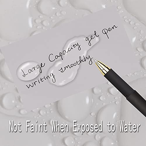 Kaka Rabbit Gel Ink Rollerball Stylus Pen - 18 Pack,0.38Mm Gel Pen Extra Fine Point,2 In 1 Capacitive Stylus Pen,Black Ink,Writing Smoothly For Office,Business,Gift,Metal Gold Clip #TOP5