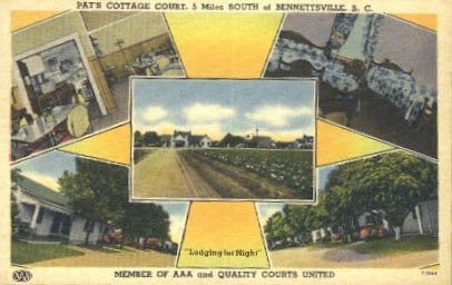 Bennettsville, South Carolina Postcard