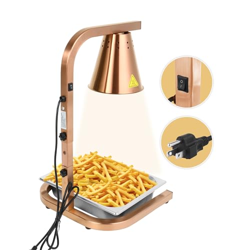 Restlrious GFHL-1B1P-1P Food Heat Lamp Freestanding Commercial Head Food Warmer thumb #2