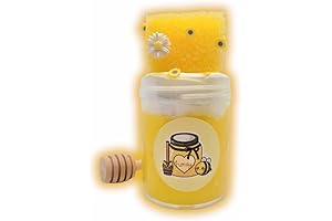 Hoshimi Slimes: Premium Milk & Honey Handmade Scented Clay Capped Clear Slime