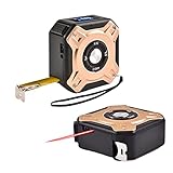 Medidor de Láser Distancia Telémetros Láseres de Línea Medidor Laser Exteriores Distanciometro Cintas Métricas 100 M Multifunción 5m 40M Aplicar para Medición Área Volumen USB,Black