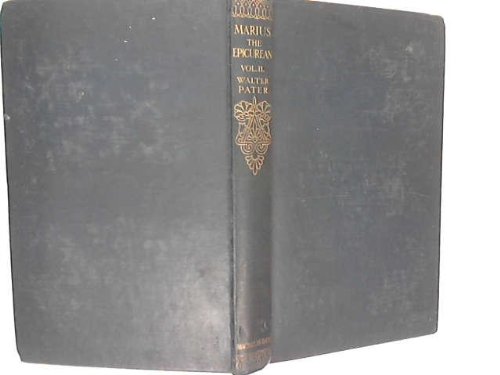 Marius The Epicurean Volume II B00DHD0QR4 Book Cover