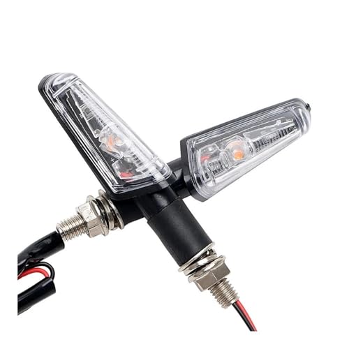 Intermitentes de moto ámbar en pack de 2 piezas para luces de señal e indicadores de giro
