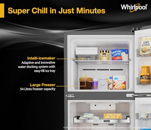 Image of Whirlpool 235 L 3 Star Convertible Frost Free inverter Double Door Refrigerator (IF INV 278 RADIANT STEEL(3S) CONV-TL)