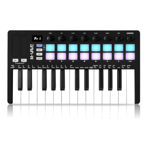 MIDI コントローラー USB キーボード MIDI コントローラー MIDIキーボード コントローラー 25キーUSB MIDIキーボードコントローラ