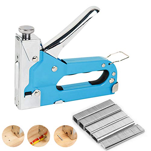 Grapadora Y Clavadora Manual 3 En 1Grapadora Tapizar,Incluye 3600 Piezas De Uñas Incluye Clavo D-U-T Para Madera De Fijación De Tapicero,Ideal Para Carpintería Y Fijación De Cables(160 × 130 Mm)