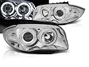 CCFL Angel Eyes Scheinwerfer Set Chrom für BMW 1er E87 E81 E82 E88 2004–2011