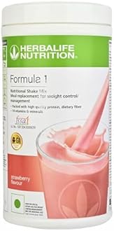 Herbalife F1 Strawberry Shake,500g, F3 Protein Powder, 200g and Afresh Lemon, 50g