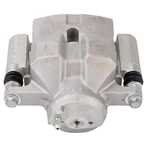 Image of TRQ Front Left Brake Caliper w /Bracket Drivers Side | For 2011-2016 Lexus CT200h 2010-2018 Toyota Prius 2012-2015 Plug-In 2018 Prius Prime