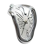 FAREVER Melting Clock, Salvador Dali Watch Melted Clock for Decorative Home Office Shelf Desk Table