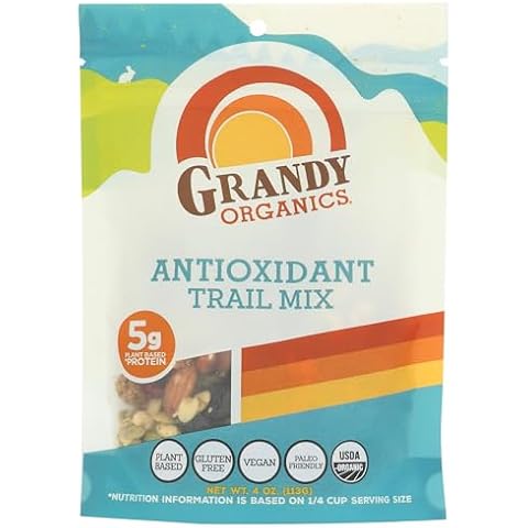 Grandy Organics Organic Antioxidant Trail Mix, 4 OZ Cover