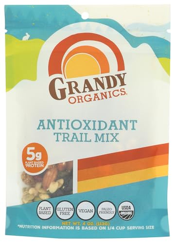 Grandy Oats, Trail Mix Antioxidant Organic, 4 Ounce