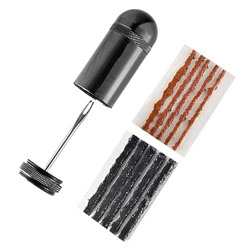 Abaodam Emergency Tire Repair Kit Bike Tire Patch Kit Plugs Repair Strip Easy to Install for Rider