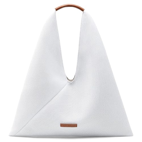 Image of NEWBELLA Anne Knitted Shoulder Hobo Bag City Chic Sporty Women Hobo Handbags (White)